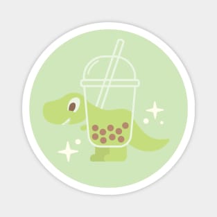 Bubble Tea Rex Magnet